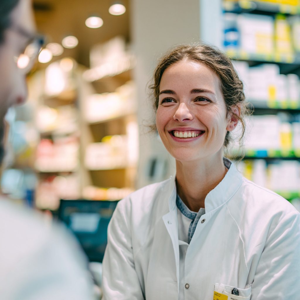 Auf dem Foto sieht man eine PKA, die in Saarlouis einen neuen Job über www.stellenangebotesaarland.de gefunden hat.