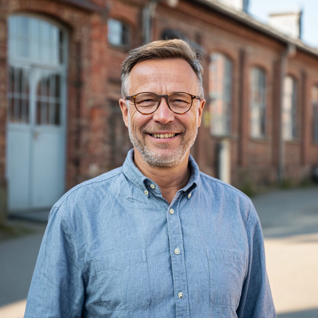 Auf dem Foto sieht man einen Vertriebler aus dem Saarland, der seinen Job über www.stellenangebotesaarland.de gefunden hat.