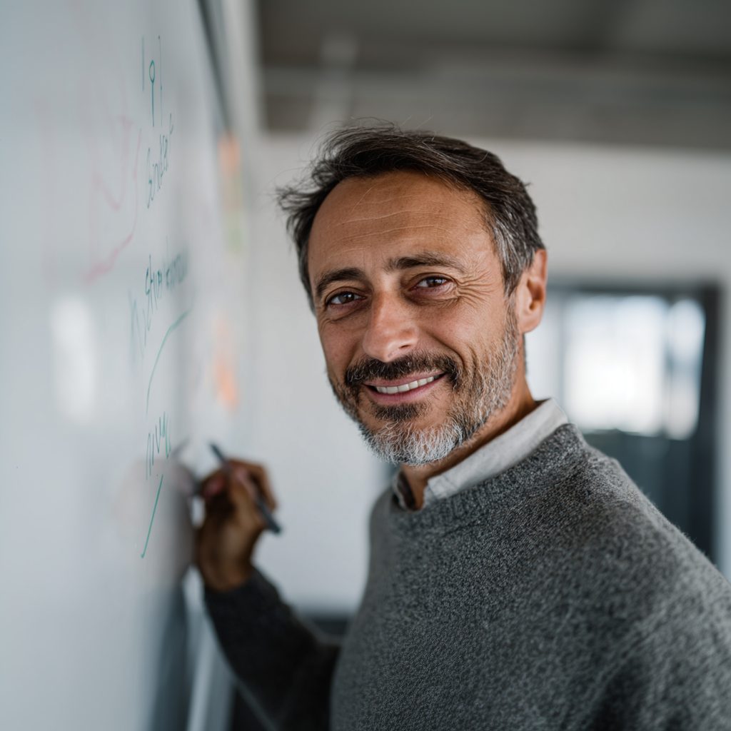 Auf dem Foto sieht man einen Bereichsleiter für Finanzen und Controlling, der über www.stellenangebotesaarland.de seinen Job gefunden hat.