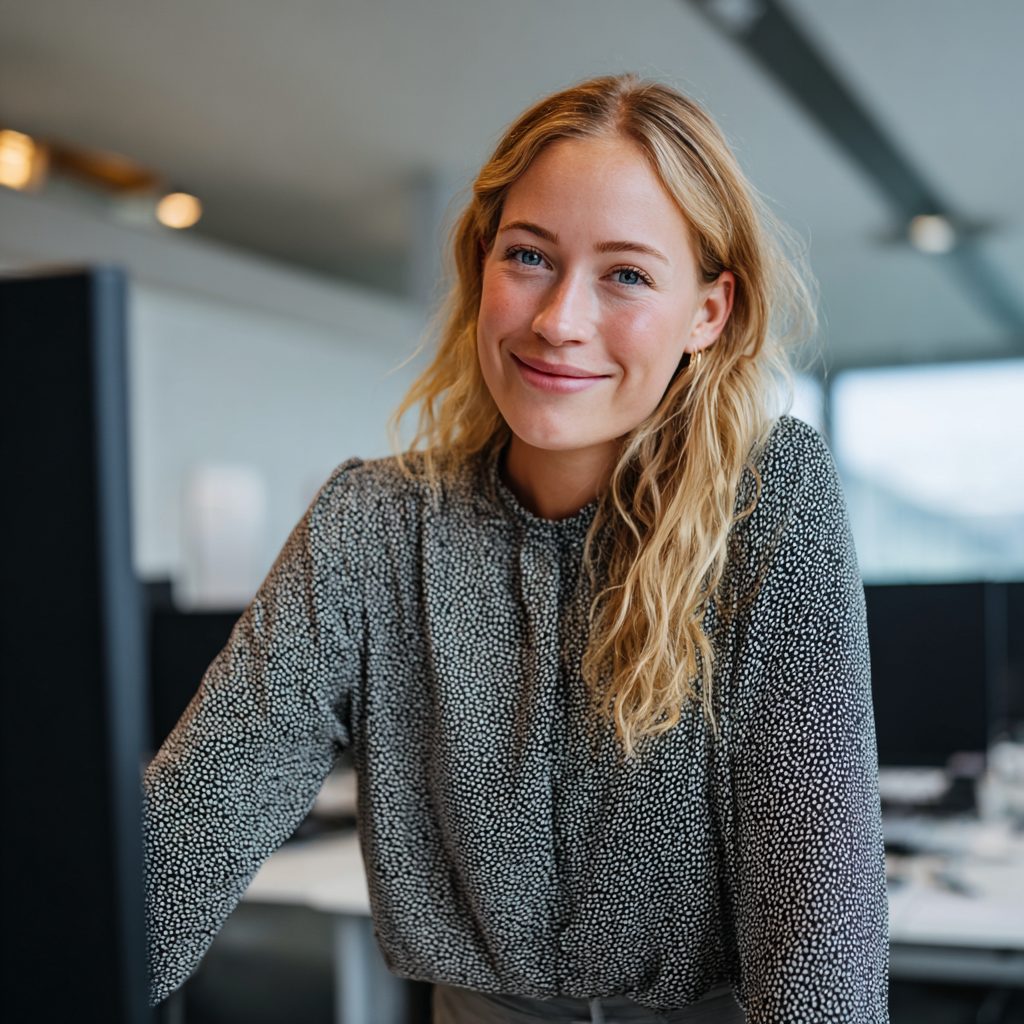 Das Foto zeigt eine Unternehmerin aus dem Saarland, die ihre Stellenanzeigen über www.stellenangebotesaarland.de schaltet und damit viele Mitarbeiter findet.