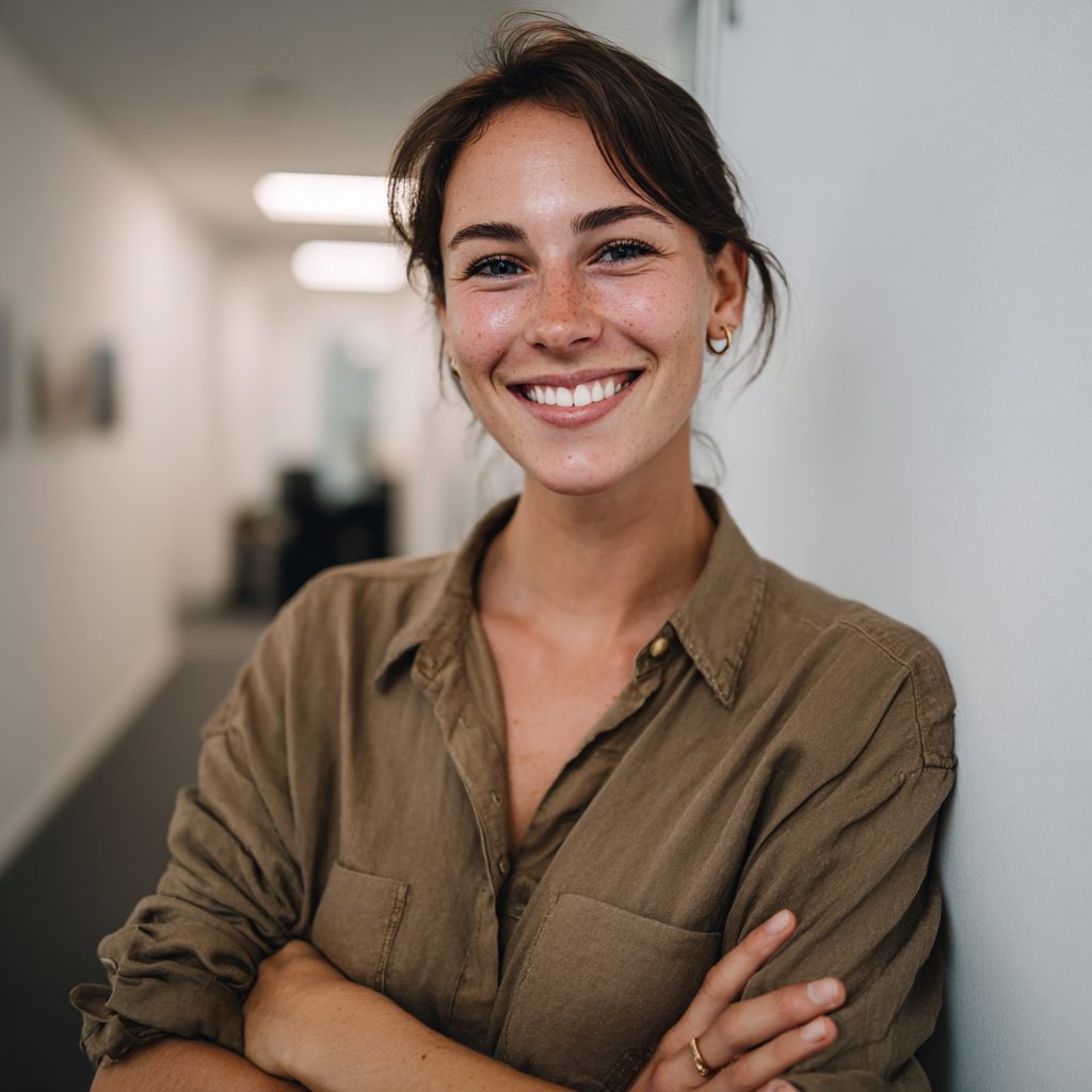 Das Foto zeigt eine Assistentin im Sekretariat im Saarland, die ihren Job über das geniale Jobportal stellenangebotesaarland.de gefunden hat.