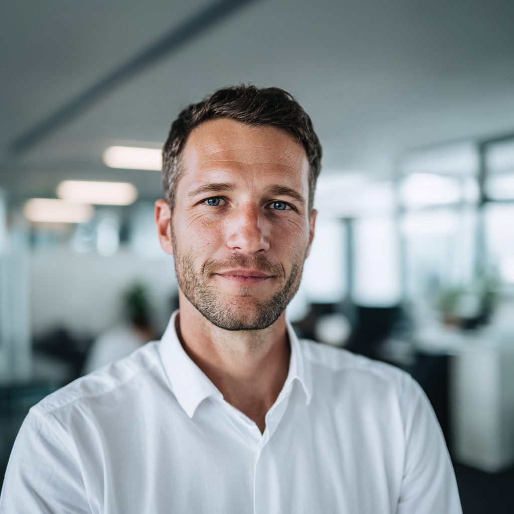 Ein Mitarbeiter eines Pharmaunternehmens aus dem Saarland, der seinen Job über www.stellenangebotesaarland.de gefunden hat.