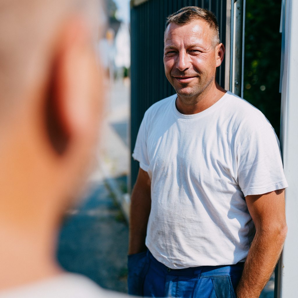 Das Foto zeigt einen Gebäudeinstandhalter aus dem Saarland, der seinen Job über das auf das Saarland spezialisierte Jobportal www.stellenangebotesaarland.de gefunden hat.
