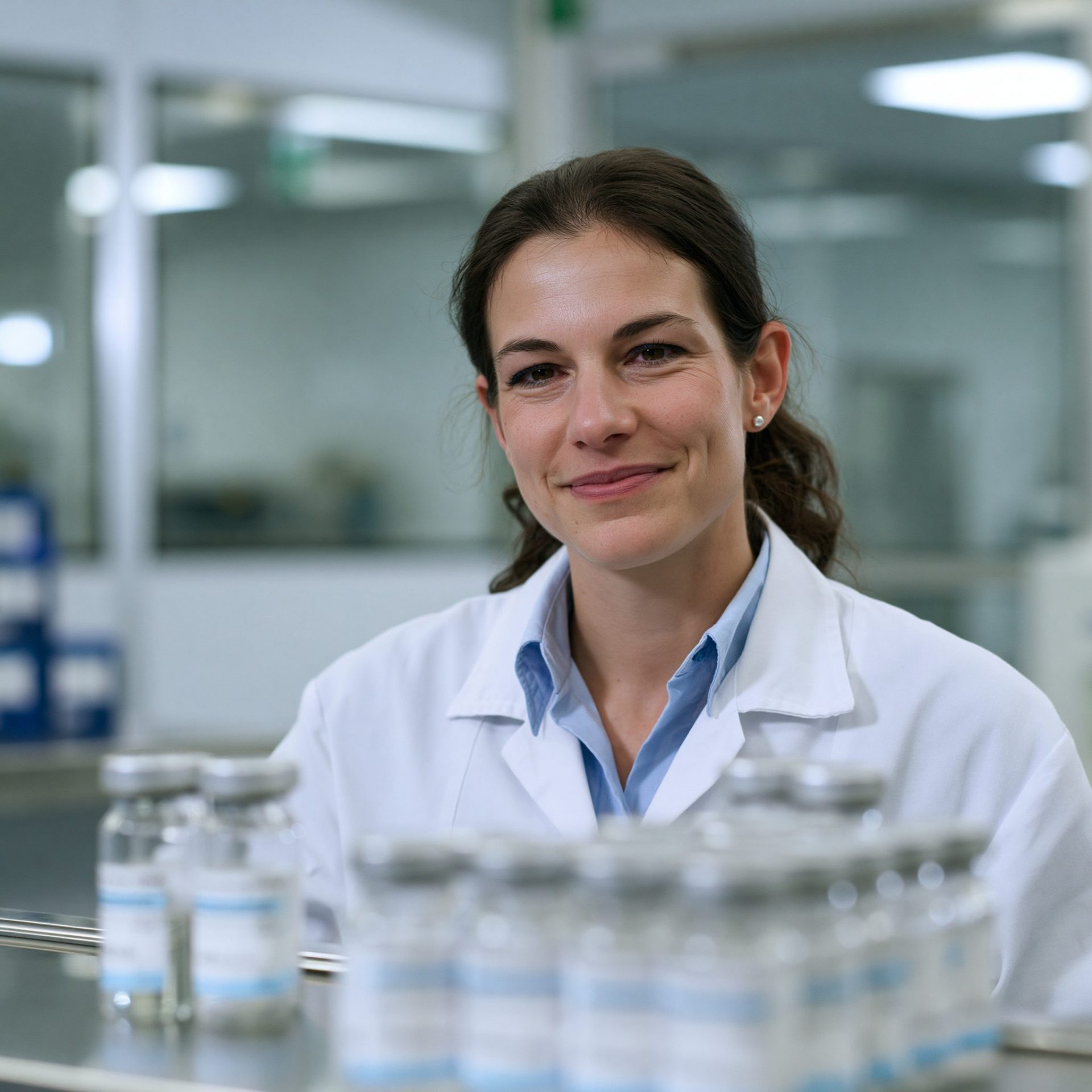 Auf dem Foto sieht man eine Saarländerin, die nach einem Pharmajob sucht und diesen mithilfe des speziellen Saarland-Jobportals www.stellenangebotesaarland.de findet.