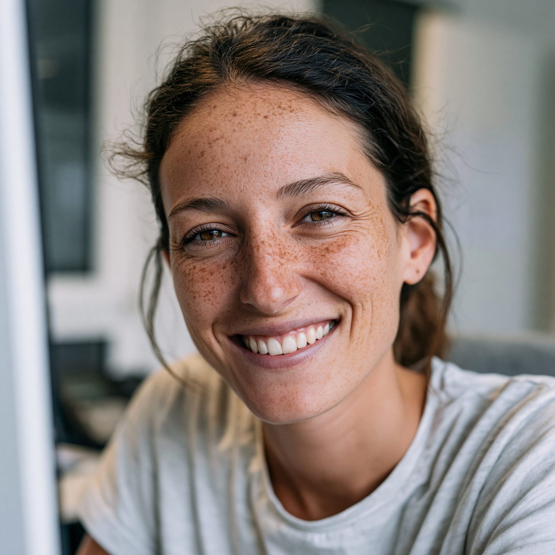 Das Foto zeigt eine Mitarbeiterin des Saarländischen Rundfunks, die ihren Job über das spezialisierte Bewerbungsportal www.stellenangebotessaarland.de gefunden hat.